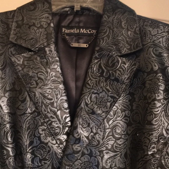 Pamela McCoy M leather blazer - Picture 2 of 8